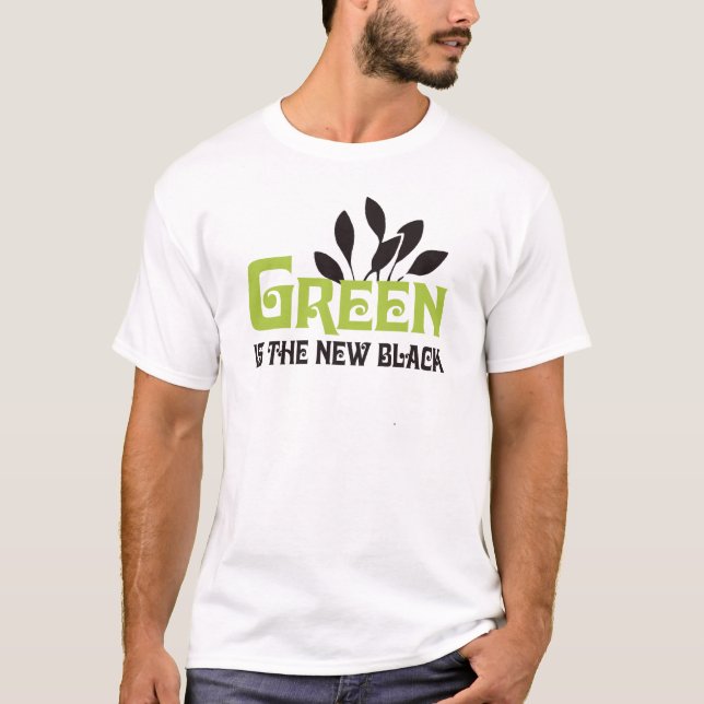 El verde es la nueva camiseta negra/camiseta del (Anverso)