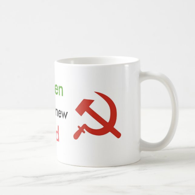 El verde es la nueva taza roja de Coffe (Derecha)