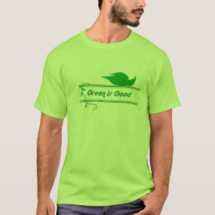 El verde es una buena camiseta