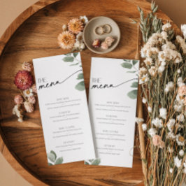 El verde Eucalipto La comida y la bebida Sage Menú