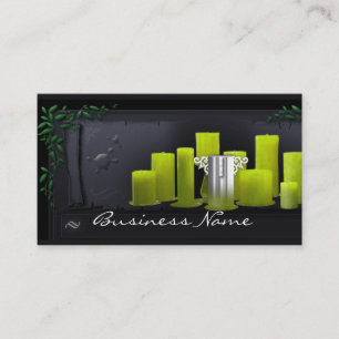 El verde mira al trasluz la tarjeta de visita