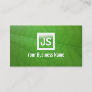 El verde moderno de la naturaleza deja la tarjeta