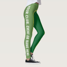 El verde sombrea a Leggings nombradas adaptables