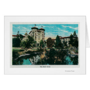 El verde y el GroundsPasadena, CA del hotel