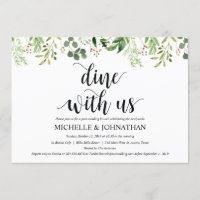 El verdor fija la tarjeta de la invitación del