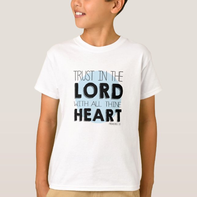 El verso de la biblia embroma la camisa cristiana (Anverso)