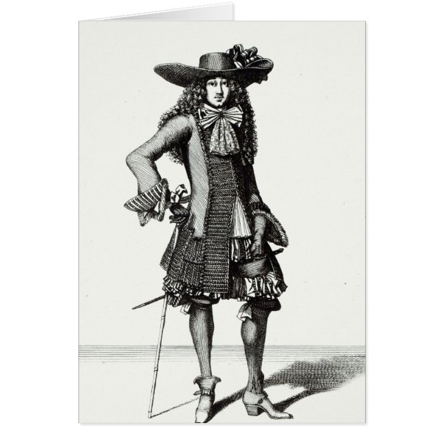 El vestido de la espada del verano, 1675 (Frente)
