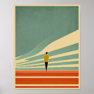 "El Viaje" Arte inspiracional minimalista