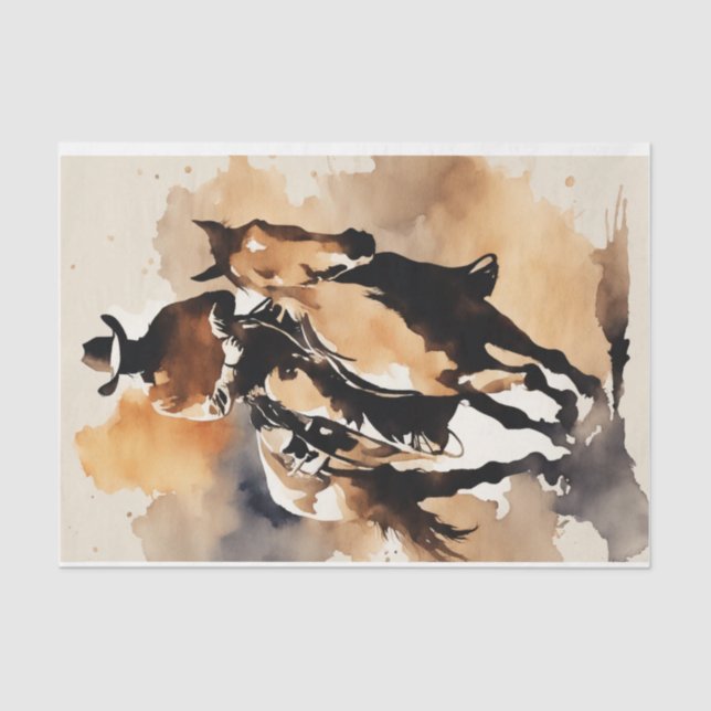 El viaje de Cowboy en papel descolorido (Anverso)