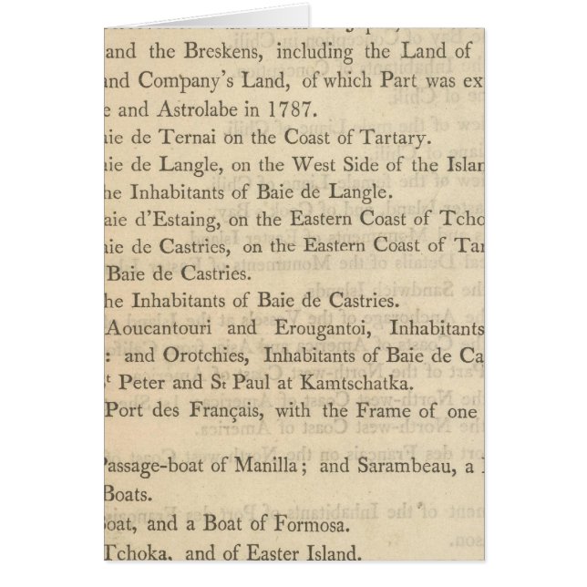El viaje de La Perouse continuó (Frente)