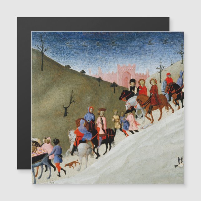 El viaje de la tarjeta de vacaciones Magi (Anverso/Reverso)