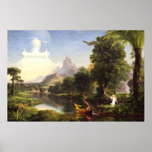 El viaje de la vida - Juventud (1842) Arte fino