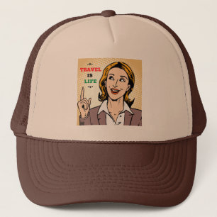 El Viaje Es Un Sombrero De Camión De Vida