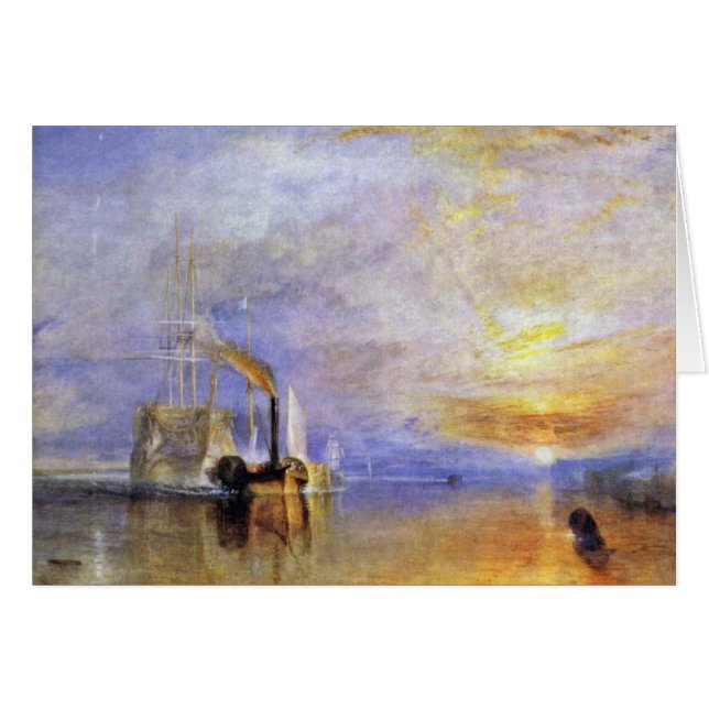 El viaje pasado del "" de Temeraire que lucha (Anverso (Horizontal))