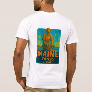 ¡El vibrante diseño artístico de camisetas de Main