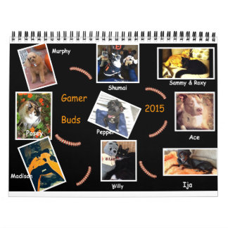 El videojugador florece el calendario 2015