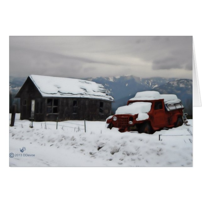 El viejo Camión Rojo (Anverso (Horizontal))