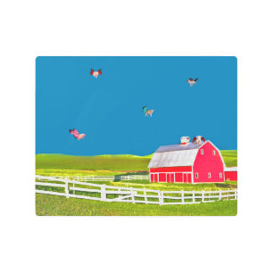 El viejo McDonald tuvo algunos cerdos de arte Meta