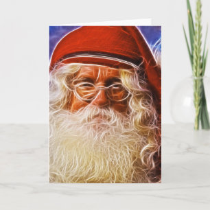 El viejo mundo padre Navidad Papá Noel retrato