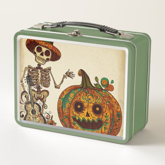 El Viejo Skeleton/Día de la Calabaza de los Muerto (Anverso)