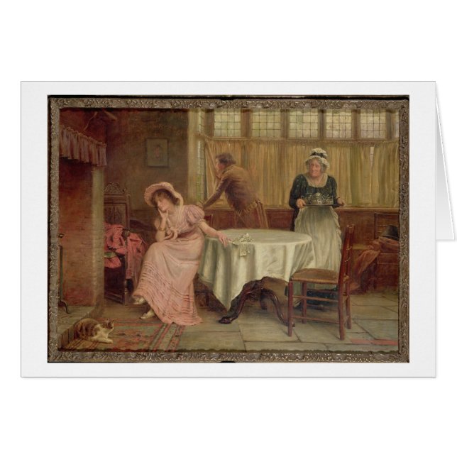 "Él vienen?" (aceite en lona) (Anverso (Horizontal))