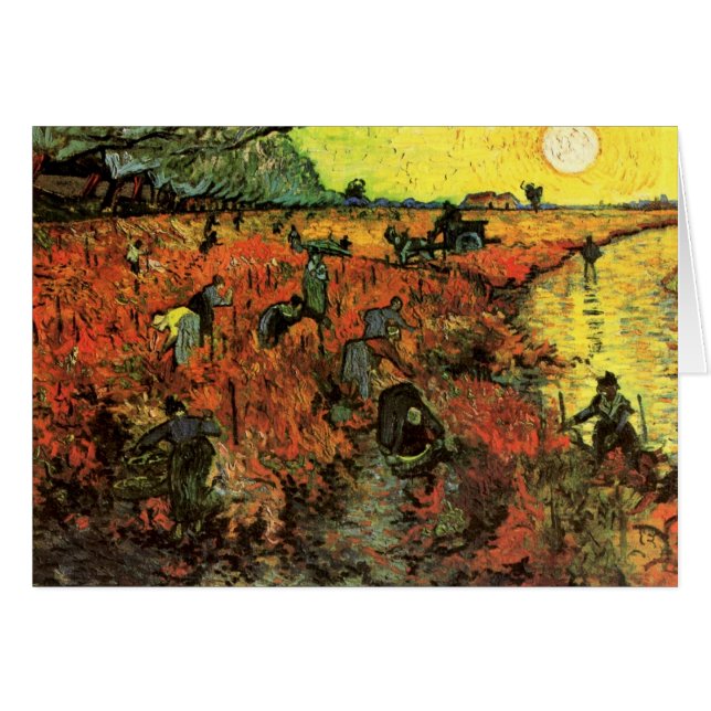 El viñedo rojo de Vincent van Gogh (Anverso (Horizontal))