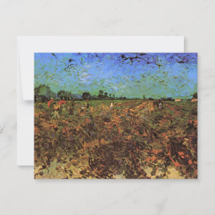 El viñedo verde de Vincent van Gogh