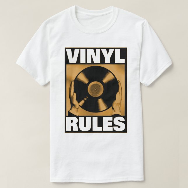 El VINILO GOBIERNA la camiseta (Diseño del anverso)
