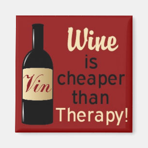 El vino es más barato que el imán cuadrado de tera