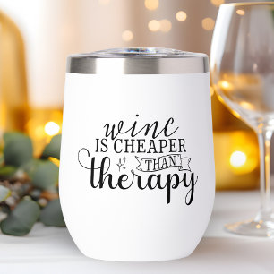 El vino es más barato que la terapia amante del vi
