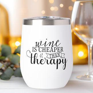 El vino es más barato que la terapia amante del vi