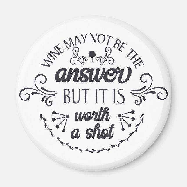 El vino gracioso puede no ser el imán de respuesta (Frente)