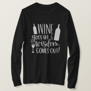 El Vino Se Hace Sabio Y Sale De La Camiseta