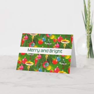 El vintage adorna la tarjeta del día de fiesta