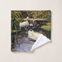 El vintage Alexander Koester en un estanque de jun