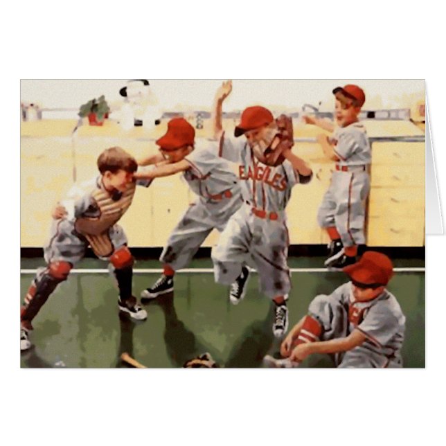El vintage embroma béisbol (Anverso (Horizontal))