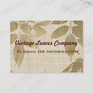 El vintage sale de tarjetas de visita