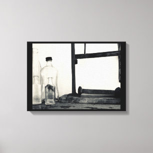 El vintage se opone arte industrial de la pared de