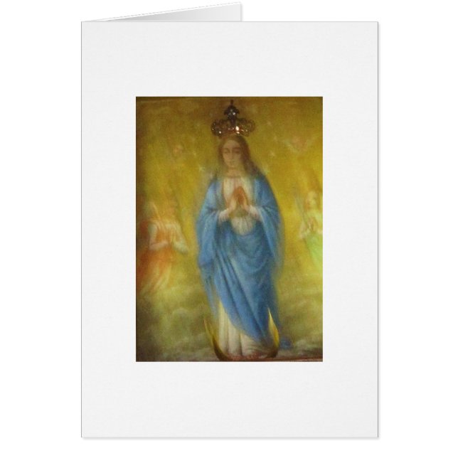 El Virgen María -   período medieval (Frente)