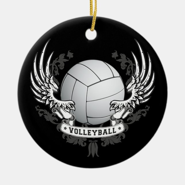 El voleibol se va volando el ornamento (Frente)