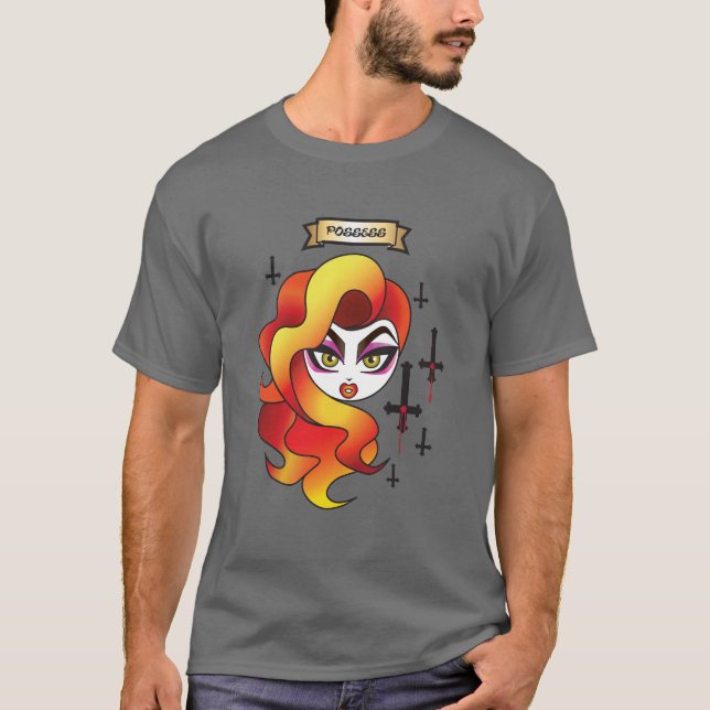 El vudú "posee" la camiseta de los hombres (Anverso)