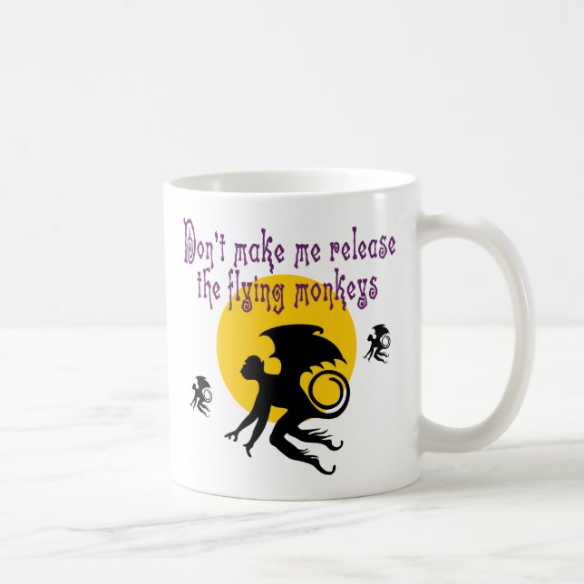 El vuelo Monkeys la taza clásica (Derecha)