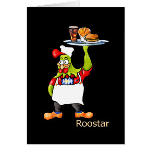 el waiter* de la barra *Roostar