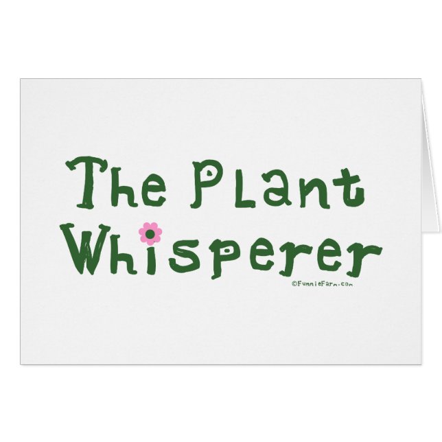 El whisperer de la planta (Anverso (Horizontal))