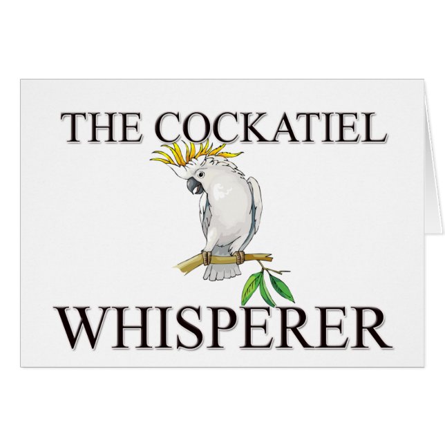 El Whisperer del Cockatiel (Anverso (Horizontal))