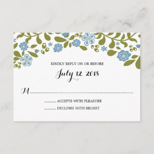 El Wildflower florece el   RSVP que se casa