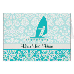 El Windsurfing verde azulado