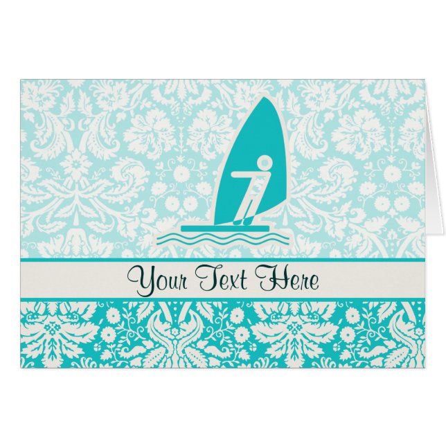 El Windsurfing verde azulado (Anverso (Horizontal))