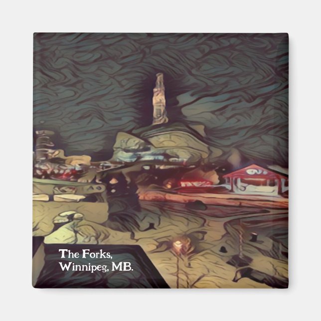 El Winnipeg de las horquillas, MB. Imán (Frente)