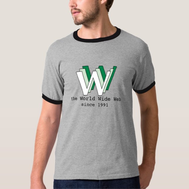 El World Wide Web, desde 1991 - camisa de WWW (Anverso)
